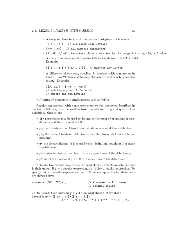 Compiler Design: Theory, Tools, and Examples - Page 53